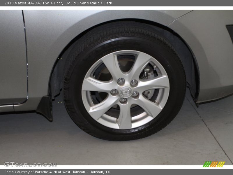 Liquid Silver Metallic / Black 2010 Mazda MAZDA3 i SV 4 Door
