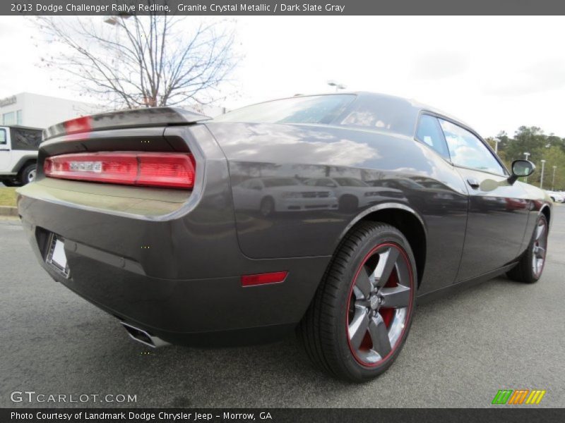 Granite Crystal Metallic / Dark Slate Gray 2013 Dodge Challenger Rallye Redline