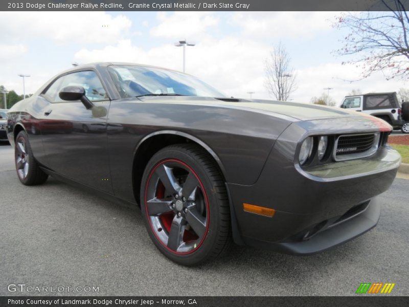 Granite Crystal Metallic / Dark Slate Gray 2013 Dodge Challenger Rallye Redline