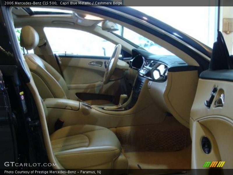 Capri Blue Metallic / Cashmere Beige 2006 Mercedes-Benz CLS 500