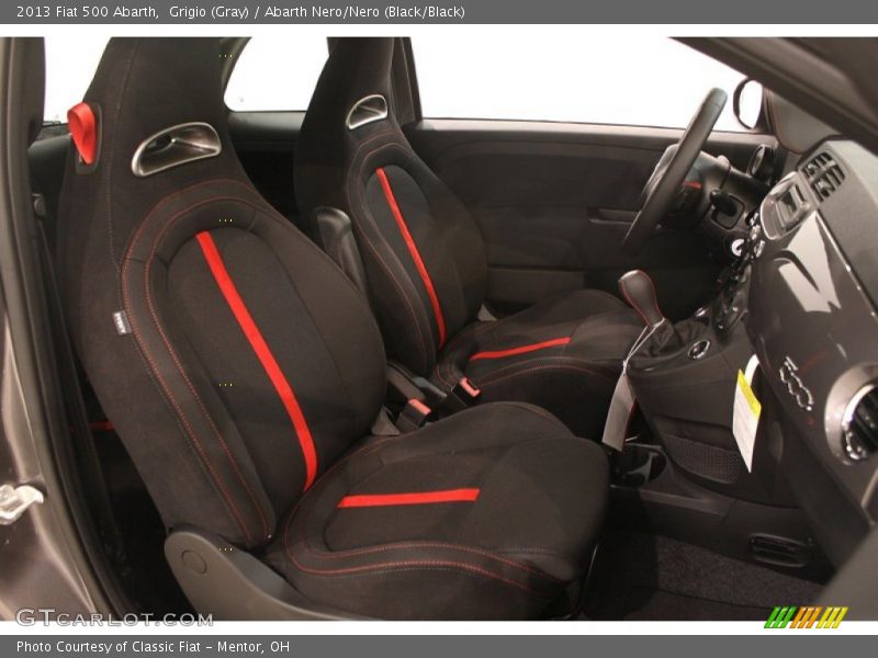 Front Seat of 2013 500 Abarth