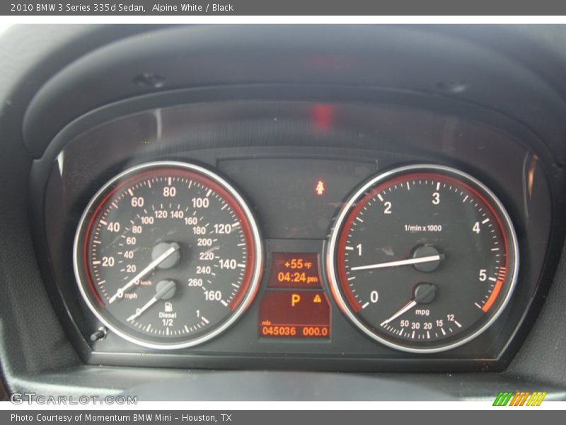 Alpine White / Black 2010 BMW 3 Series 335d Sedan