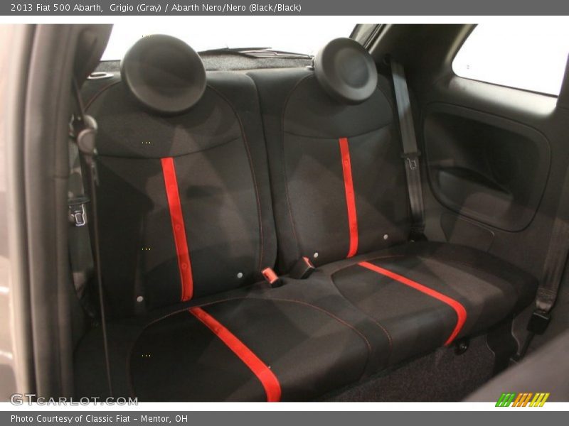 Rear Seat of 2013 500 Abarth