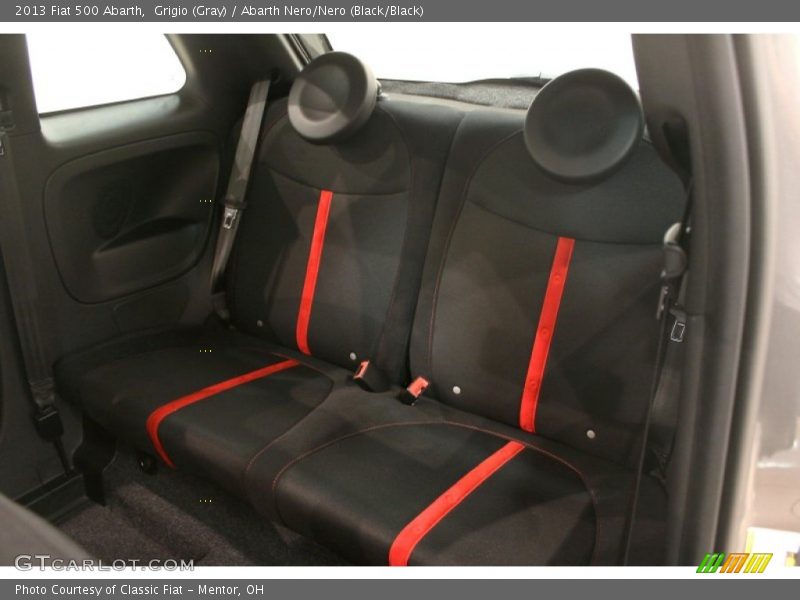 Rear Seat of 2013 500 Abarth