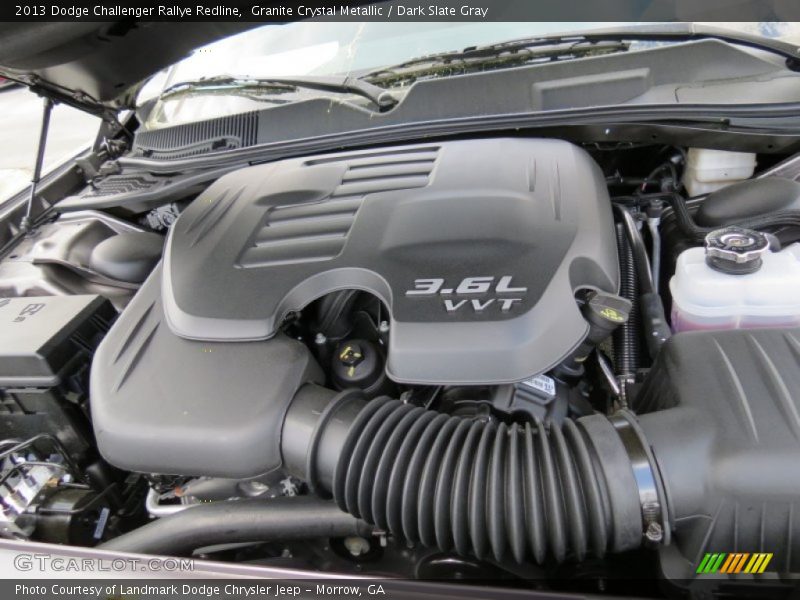 Granite Crystal Metallic / Dark Slate Gray 2013 Dodge Challenger Rallye Redline