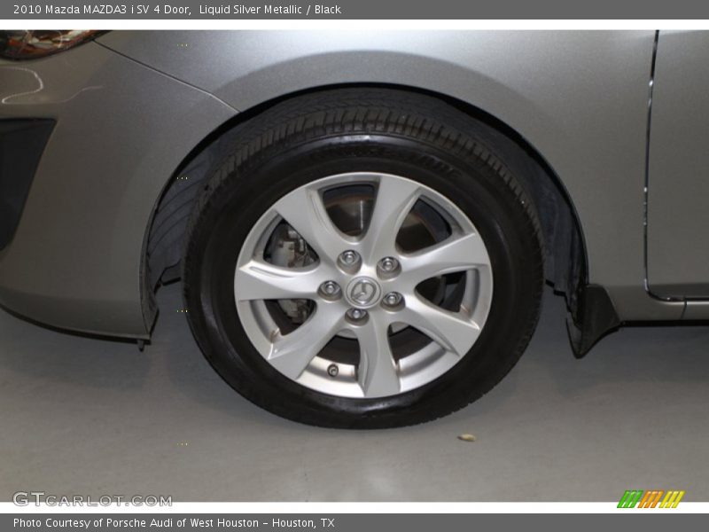 Liquid Silver Metallic / Black 2010 Mazda MAZDA3 i SV 4 Door