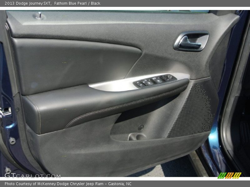 Fathom Blue Pearl / Black 2013 Dodge Journey SXT
