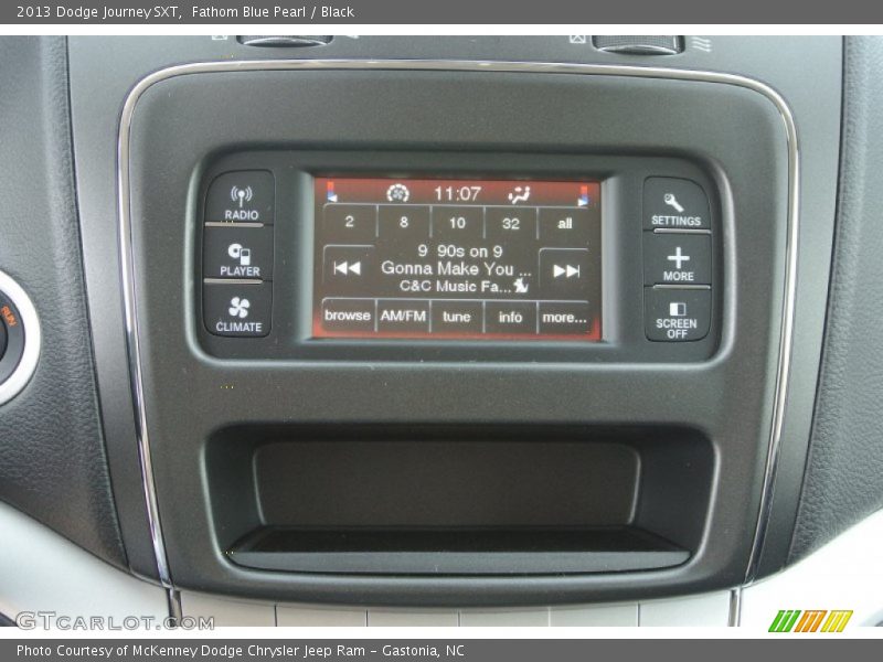 Fathom Blue Pearl / Black 2013 Dodge Journey SXT