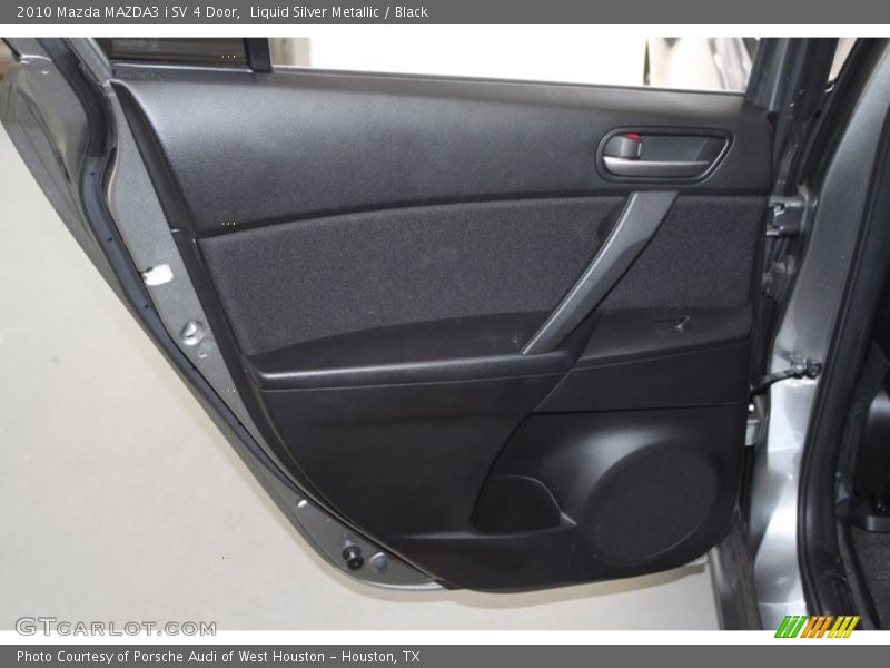 Liquid Silver Metallic / Black 2010 Mazda MAZDA3 i SV 4 Door