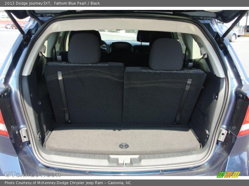 Fathom Blue Pearl / Black 2013 Dodge Journey SXT