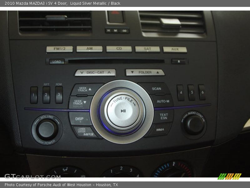 Liquid Silver Metallic / Black 2010 Mazda MAZDA3 i SV 4 Door