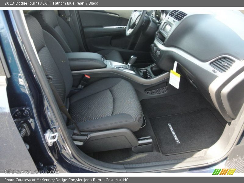 Fathom Blue Pearl / Black 2013 Dodge Journey SXT