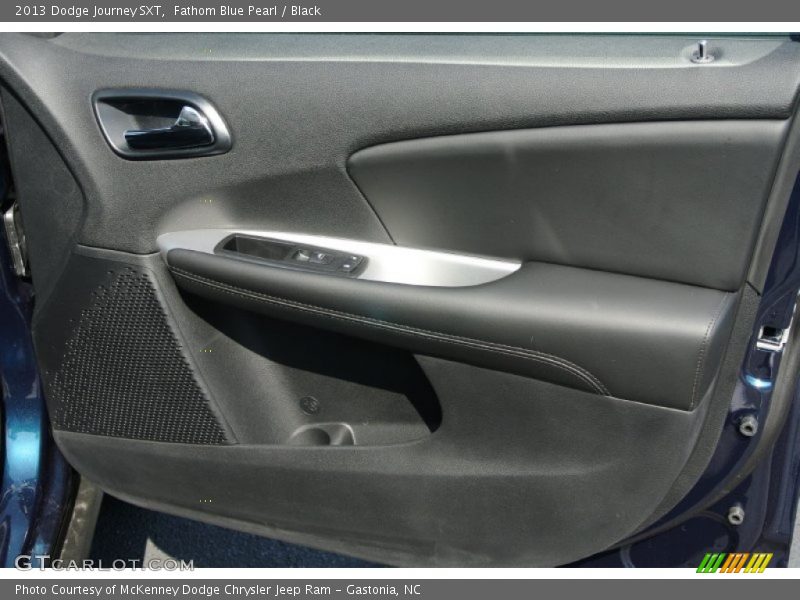 Fathom Blue Pearl / Black 2013 Dodge Journey SXT