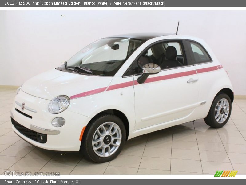 Front 3/4 View of 2012 500 Pink Ribbon Limited Edition