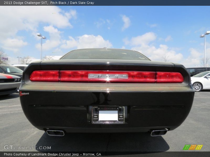Pitch Black / Dark Slate Gray 2013 Dodge Challenger SXT