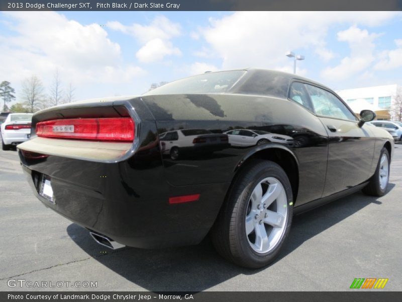 Pitch Black / Dark Slate Gray 2013 Dodge Challenger SXT