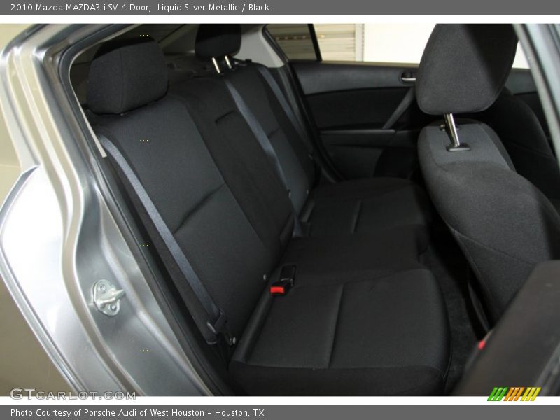 Liquid Silver Metallic / Black 2010 Mazda MAZDA3 i SV 4 Door
