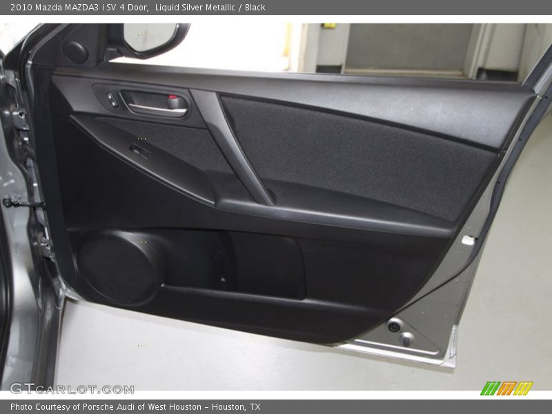 Liquid Silver Metallic / Black 2010 Mazda MAZDA3 i SV 4 Door