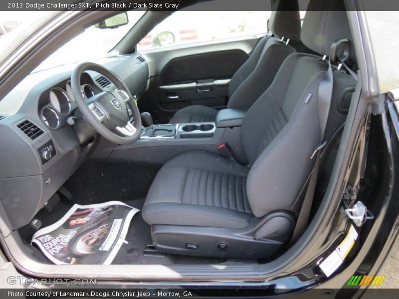 Pitch Black / Dark Slate Gray 2013 Dodge Challenger SXT