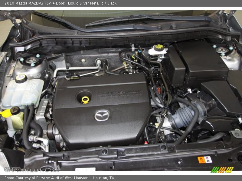 Liquid Silver Metallic / Black 2010 Mazda MAZDA3 i SV 4 Door