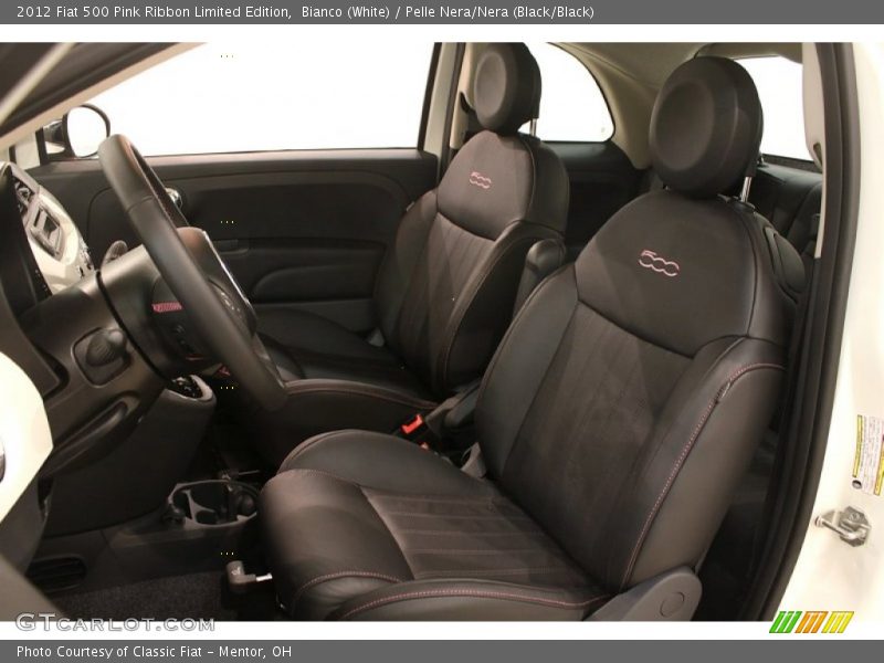 Front Seat of 2012 500 Pink Ribbon Limited Edition