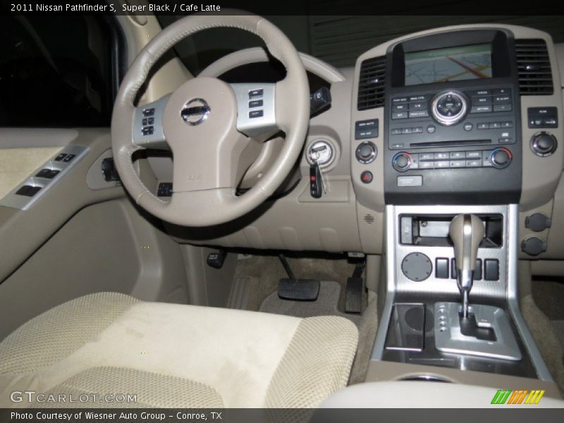 Super Black / Cafe Latte 2011 Nissan Pathfinder S