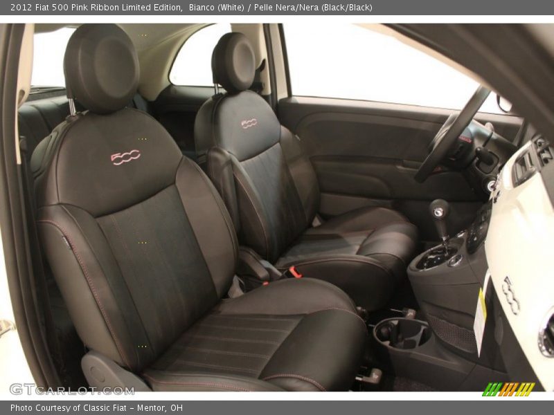  2012 500 Pink Ribbon Limited Edition Pelle Nera/Nera (Black/Black) Interior
