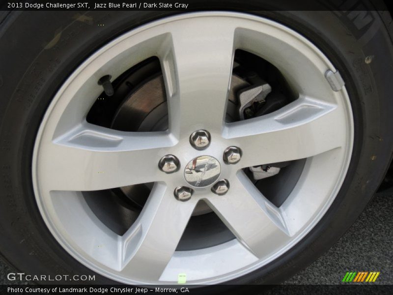 Jazz Blue Pearl / Dark Slate Gray 2013 Dodge Challenger SXT