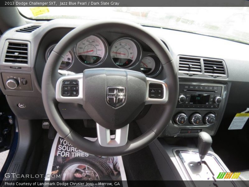 Jazz Blue Pearl / Dark Slate Gray 2013 Dodge Challenger SXT