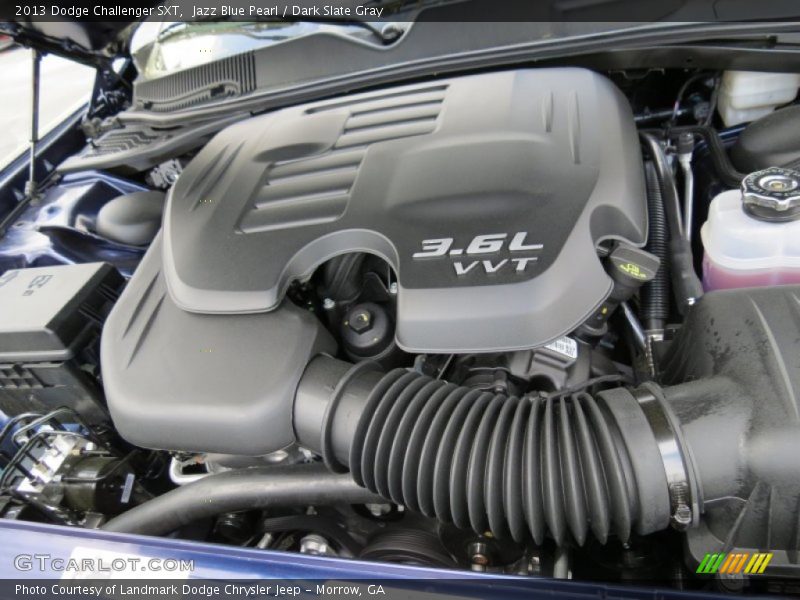 Jazz Blue Pearl / Dark Slate Gray 2013 Dodge Challenger SXT