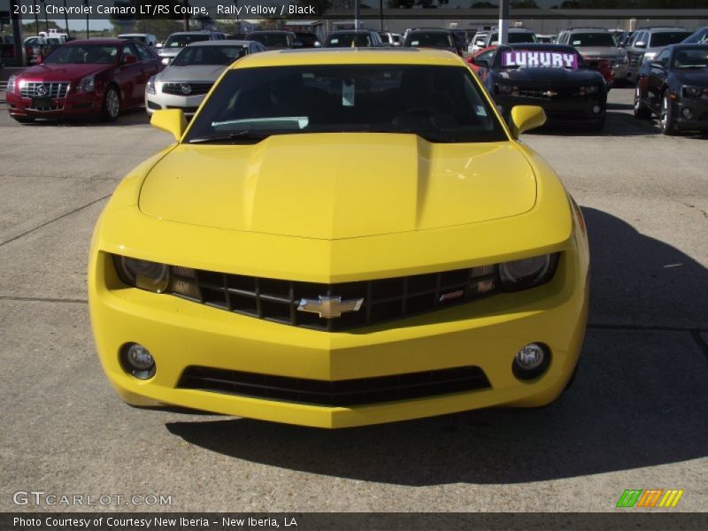 Rally Yellow / Black 2013 Chevrolet Camaro LT/RS Coupe