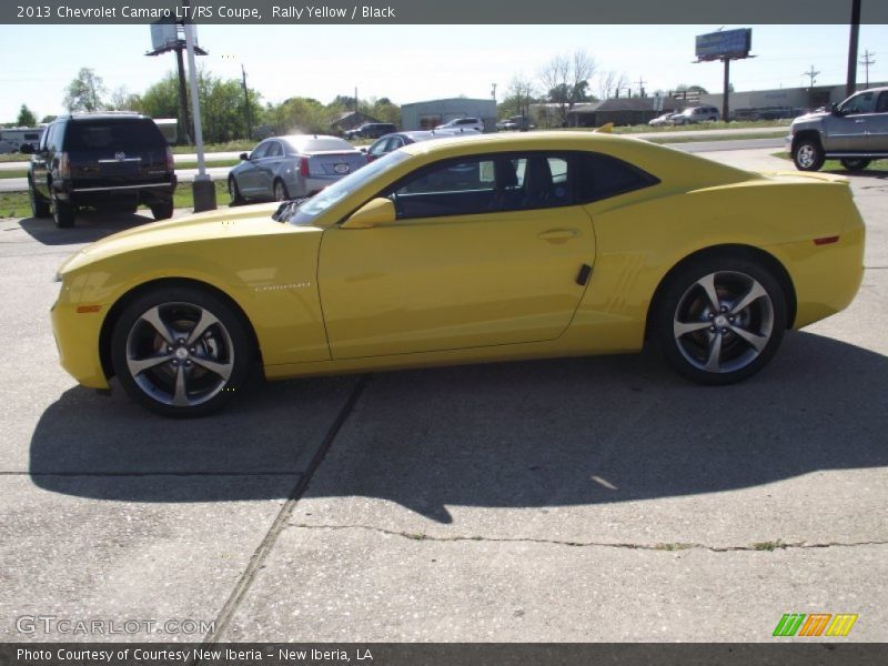 Rally Yellow / Black 2013 Chevrolet Camaro LT/RS Coupe