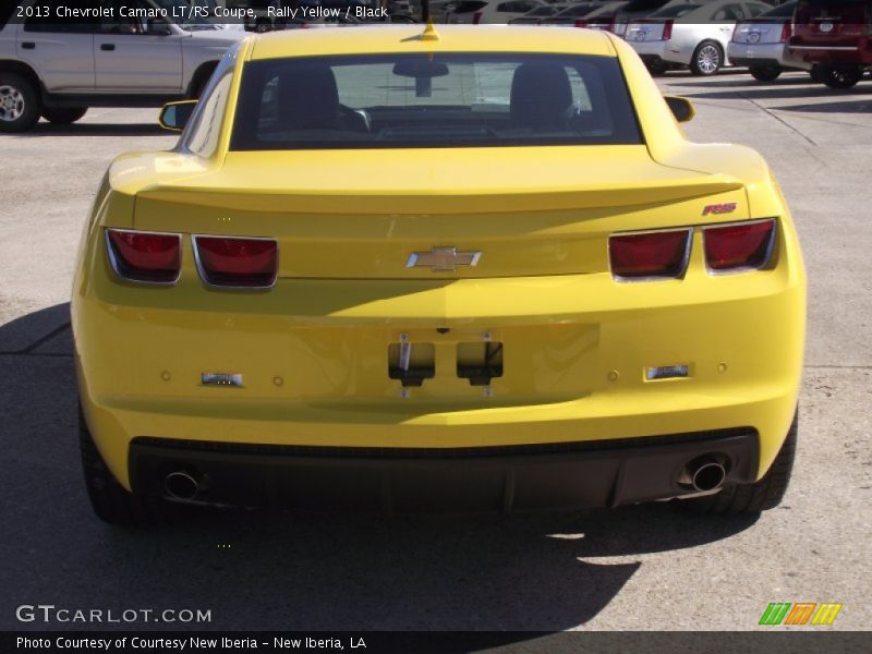 Rally Yellow / Black 2013 Chevrolet Camaro LT/RS Coupe