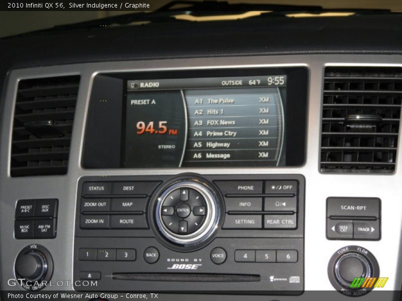 Silver Indulgence / Graphite 2010 Infiniti QX 56