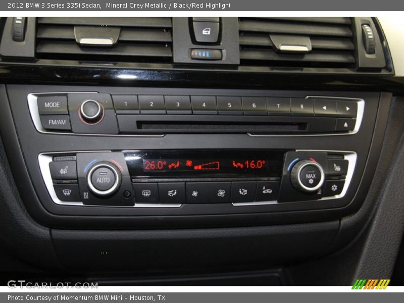 Controls of 2012 3 Series 335i Sedan