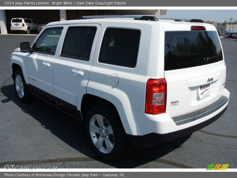Bright White / Dark Slate Gray/Light Pebble 2014 Jeep Patriot Limited