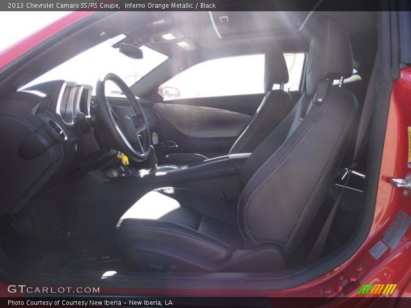 Inferno Orange Metallic / Black 2013 Chevrolet Camaro SS/RS Coupe