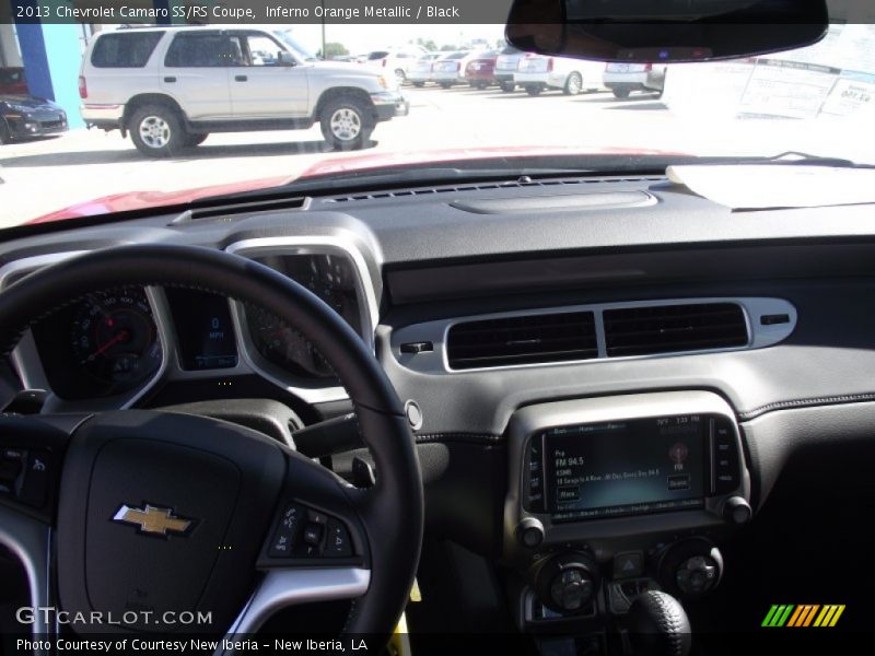 Inferno Orange Metallic / Black 2013 Chevrolet Camaro SS/RS Coupe