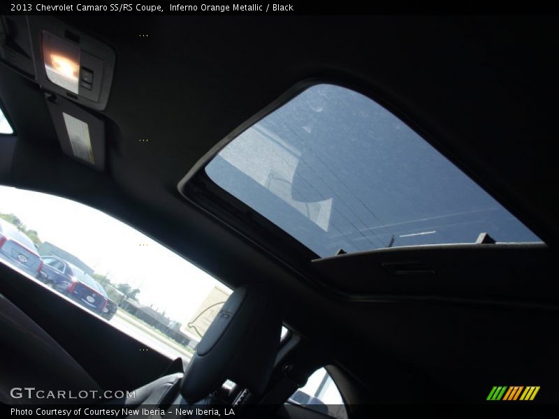 Inferno Orange Metallic / Black 2013 Chevrolet Camaro SS/RS Coupe