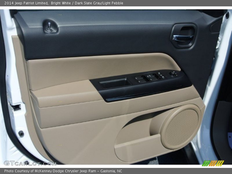 Bright White / Dark Slate Gray/Light Pebble 2014 Jeep Patriot Limited