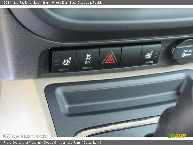 Bright White / Dark Slate Gray/Light Pebble 2014 Jeep Patriot Limited
