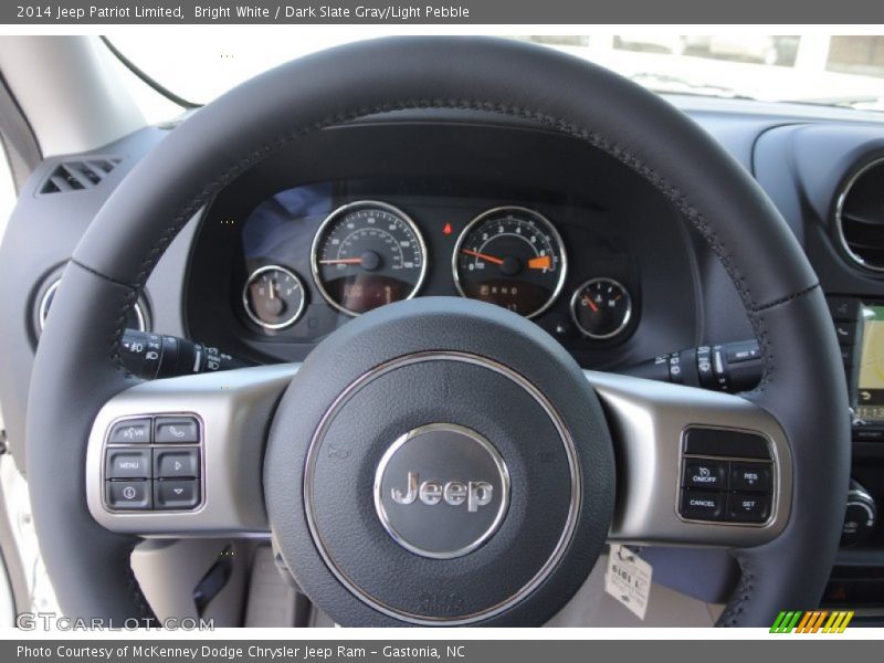 Bright White / Dark Slate Gray/Light Pebble 2014 Jeep Patriot Limited
