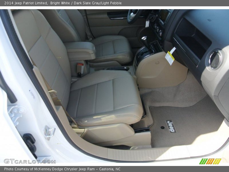 Bright White / Dark Slate Gray/Light Pebble 2014 Jeep Patriot Limited