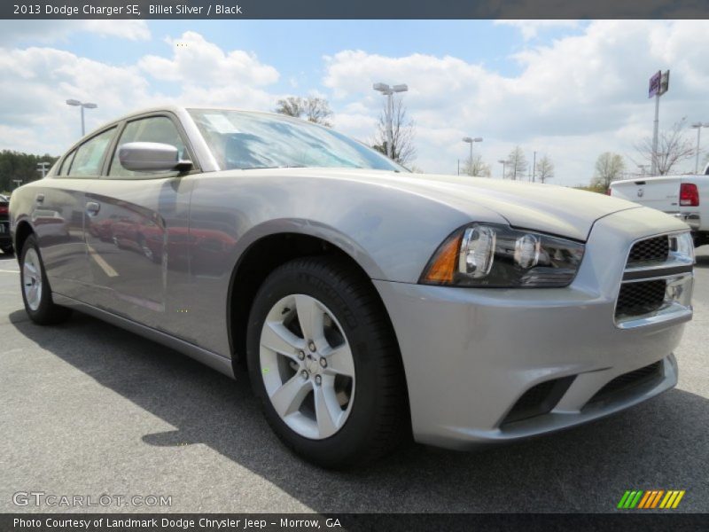 Billet Silver / Black 2013 Dodge Charger SE