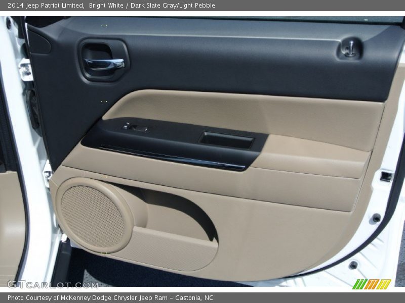 Bright White / Dark Slate Gray/Light Pebble 2014 Jeep Patriot Limited