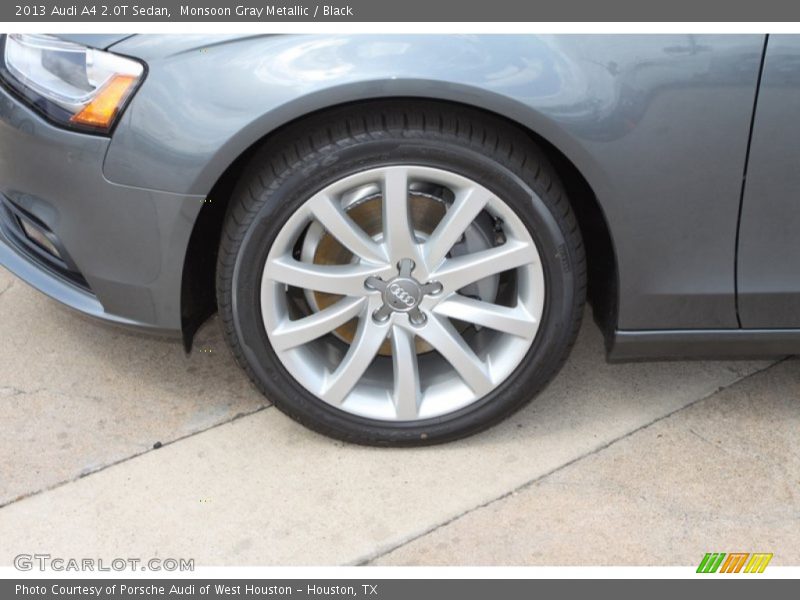 Monsoon Gray Metallic / Black 2013 Audi A4 2.0T Sedan