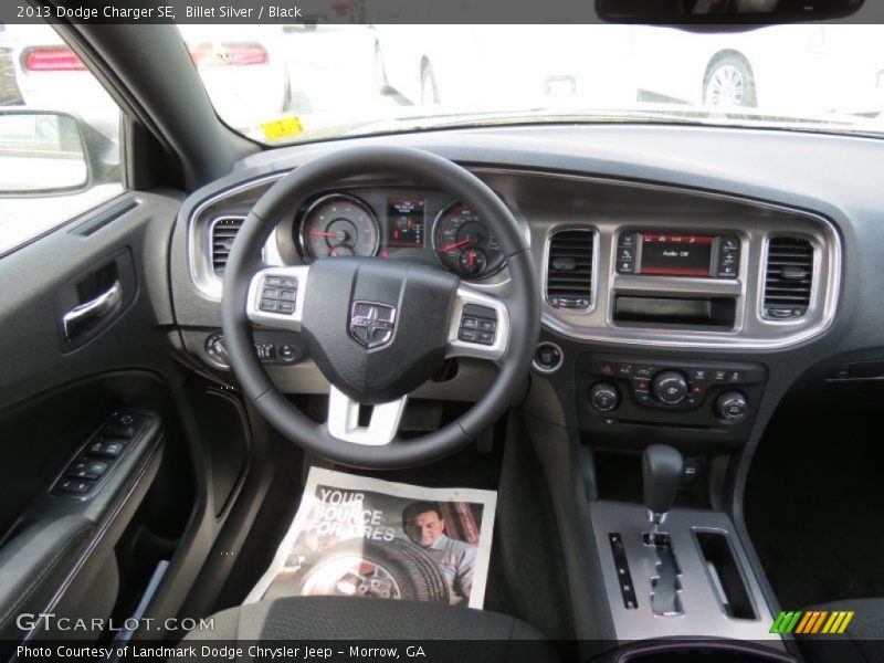 Billet Silver / Black 2013 Dodge Charger SE