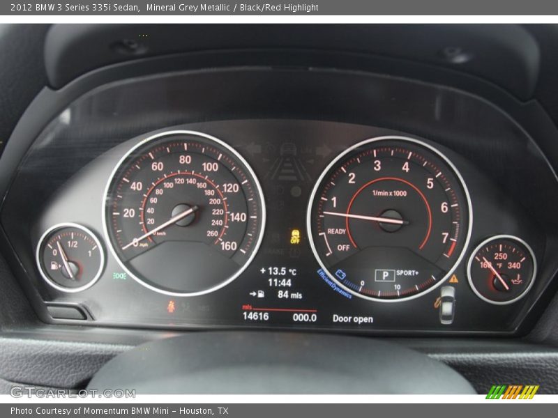  2012 3 Series 335i Sedan 335i Sedan Gauges