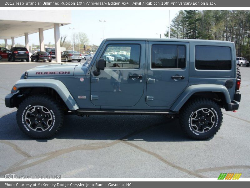 Anvil / Rubicon 10th Anniversary Edition Black 2013 Jeep Wrangler Unlimited Rubicon 10th Anniversary Edition 4x4