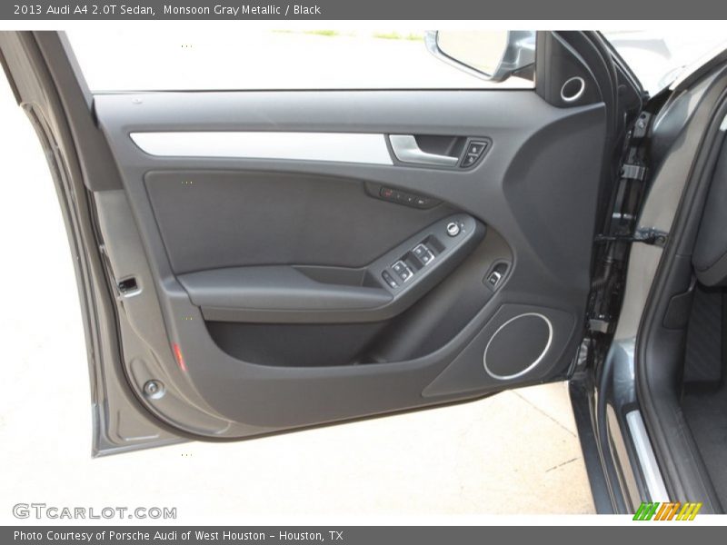 Monsoon Gray Metallic / Black 2013 Audi A4 2.0T Sedan